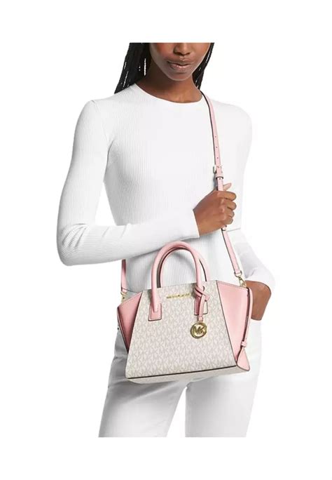 michael kors avril sm tz satchel|Michael Michael Kors Avril Small Logo Top.